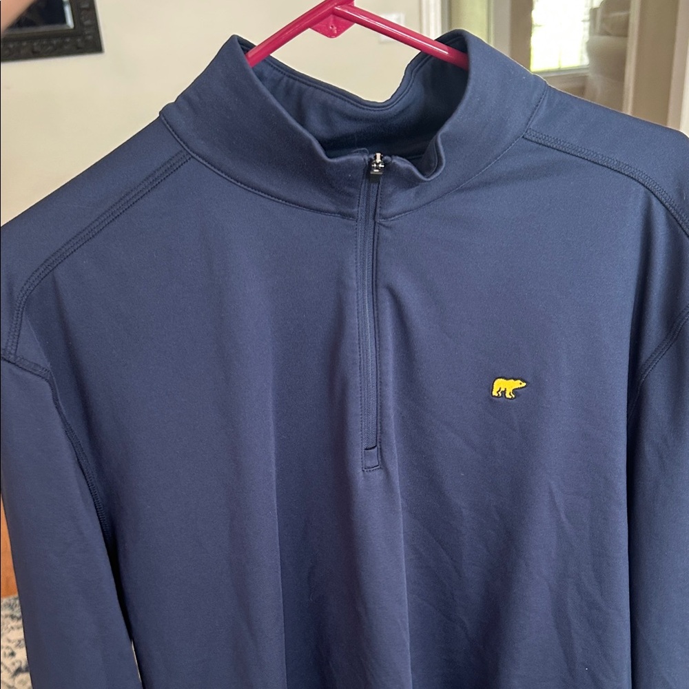 Men's Navy Half-Zip Sweatshirt